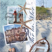 Serviette papier La Bretagne 33 cm X 33 cm 3 plis